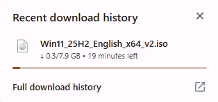 Verify Windows 11 ISO download